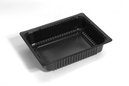 1 Cmpt Meal Tray 6042 Black