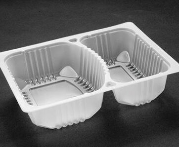 2 Cmpt Hamburger Tray 6273 Natural