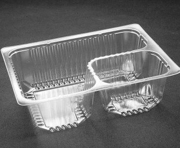 2 Cmpt Nacho Tray 6264 Clear