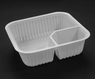 2 Cmpt Nacho Tray 6820 White