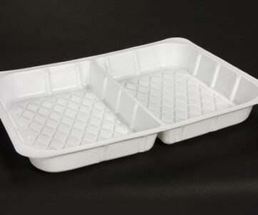 2 Cmpt Salad Pan - Shallow 7160