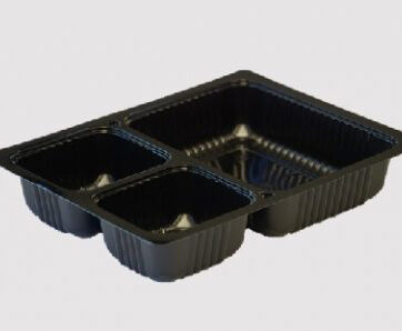 3 Cmpt Dual Ovenable Meals On Wheels 6737 CPET