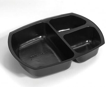 3 Cmpt Platter 6732 Black