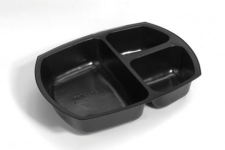 3 Cmpt Platter 6732 Black