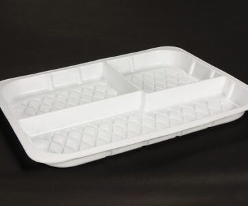 3 Cmpt Salad Pan - Shallow 7130