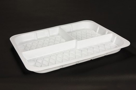 3 Cmpt Salad Pan - Shallow 7130