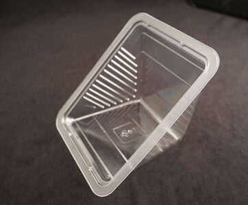 Sandwich wedge tray - Double wedge 5662 Clear