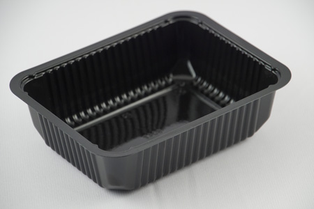 One compartment dual ovenable meal tray - 6047 CPET